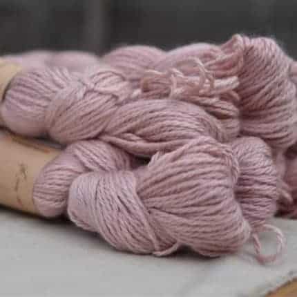 Light pink yarn.