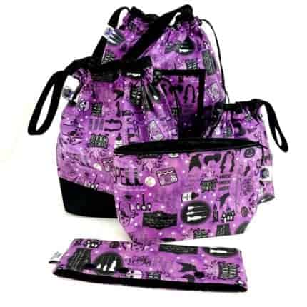 Purple bags
