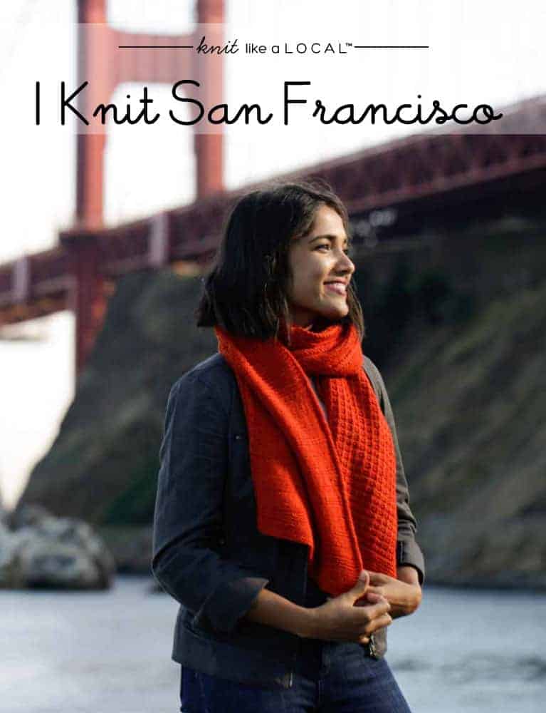 The cover of I Knit San Francisco