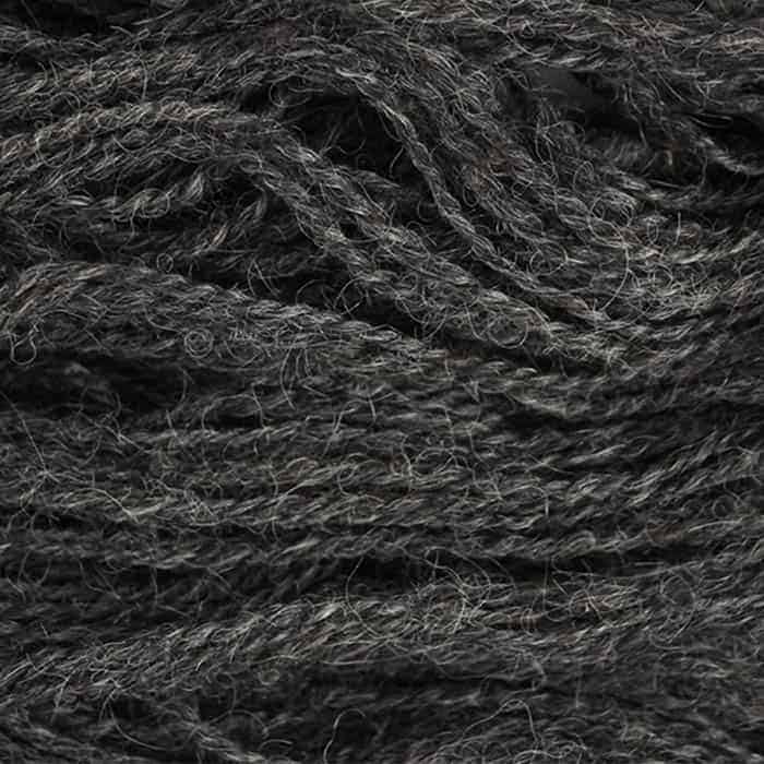 Dark gray yarn.