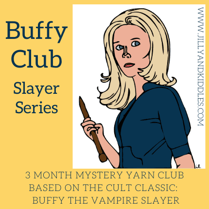 A drawing of Buffy the Vampire Slayer. 