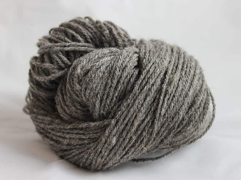 Gray yarn.