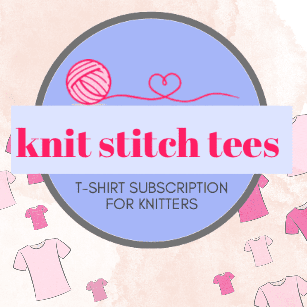 Knit Stitch Tee Club Logo.