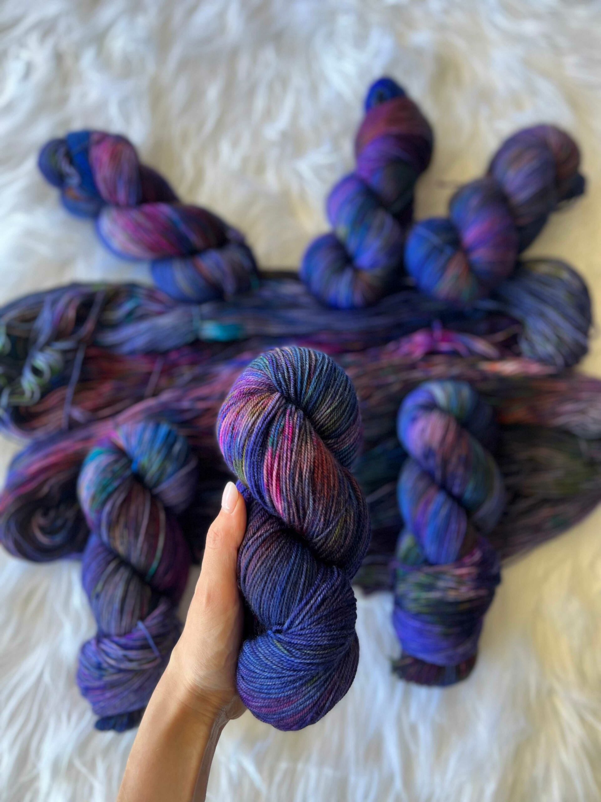 Pre-Rhinebeck Untangling: Ruby and Roses Hand Dyed Yarn - Indie Untangled