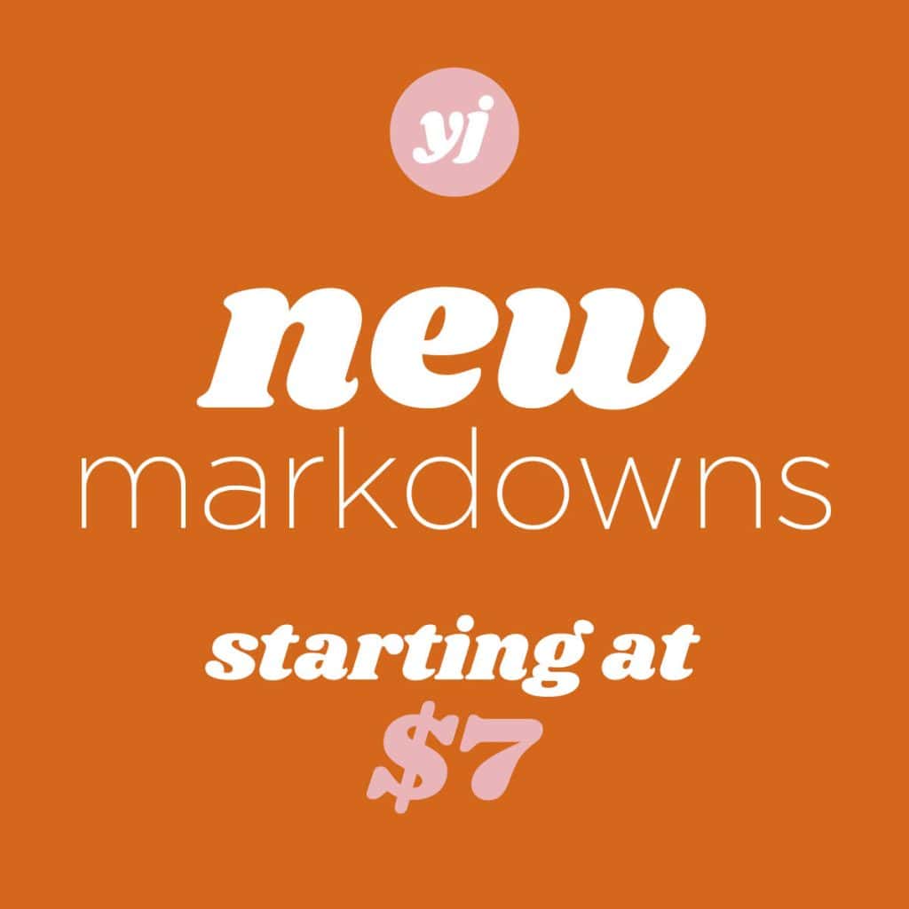 Text: New Markdowns starting at $7.