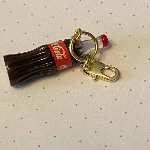 Coca-cola stitch marker.